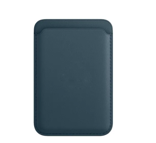 MagSafe Leather Card Case - Compatible with Apple, Magnetic Back Protective Case