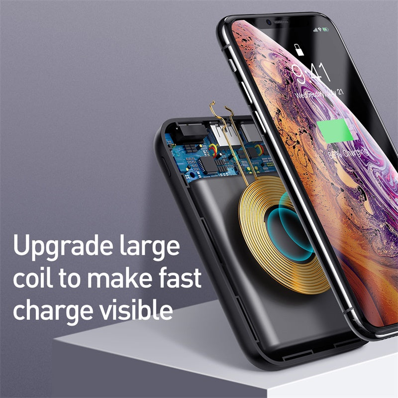 Baseus Wireless Fast Charging Power Bank with LED Display