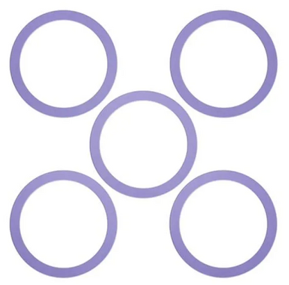 MagSafe-Compatible 5-Piece Magnetic Sticker Ring Set