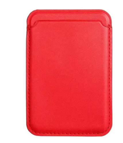 MagSafe Leather Card Case - Compatible with Apple, Magnetic Back Protective Case