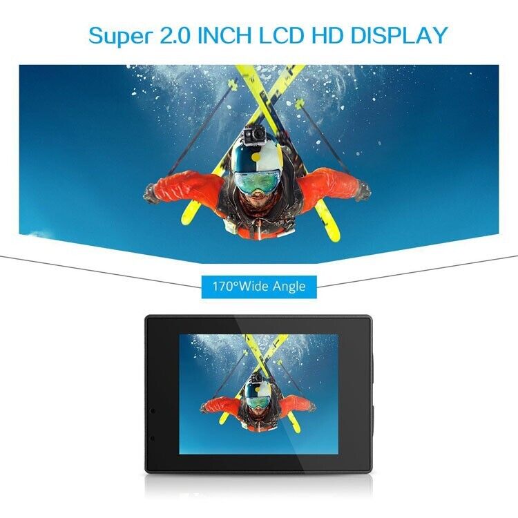 1080P Waterproof Action Camera with Mounting Accessories