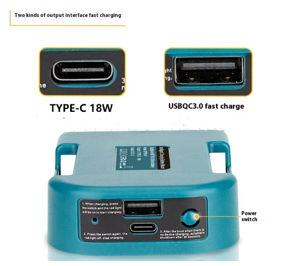 18V Belt Buckle USB