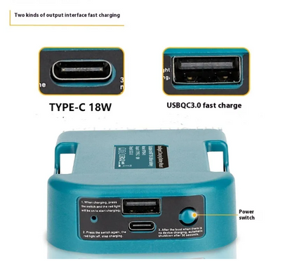 18V Belt Buckle USB