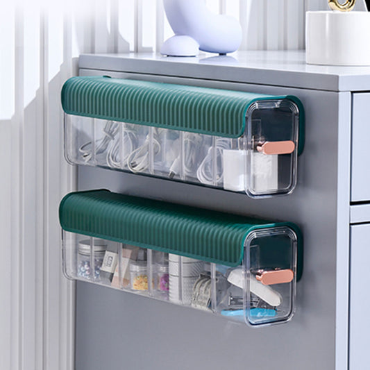 Wall-Mounted Data Cable Storage Box for Chargers