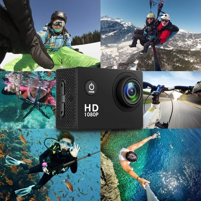 1080P Waterproof Action Camera with Mounting Accessories