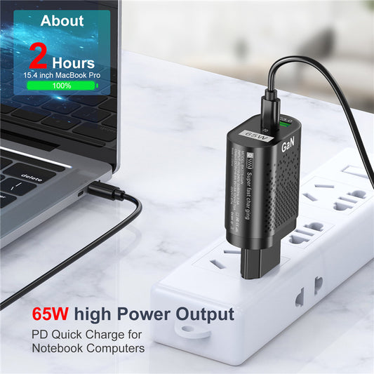 65W GaN PD Fast Charging Head