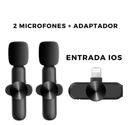 Wireless Lavalier Microphone for Audio and Video Recording