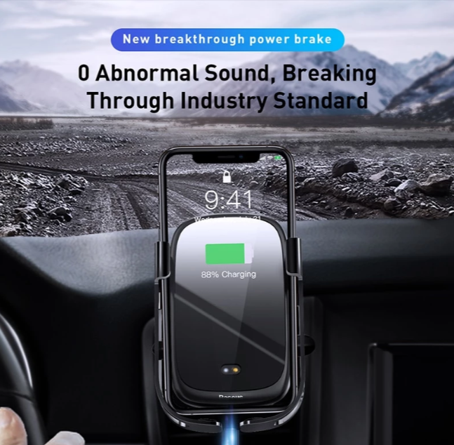 Baseus Electric Stand Wireless Charger with Infrared Sensor