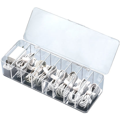 Dust-proof Storage Box for Cables and Mobile Chargers