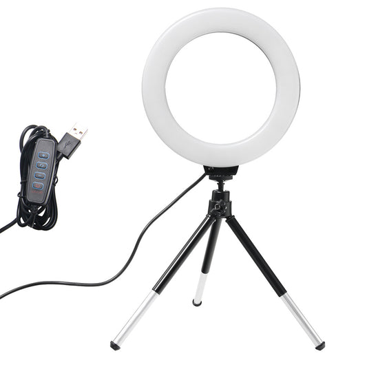 16cm Ring Light with Mini Tripod and Clamp Set