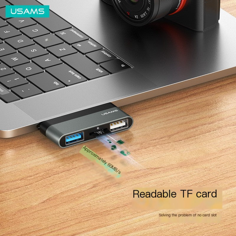 USAMS Type-C Hub with USB 3.0, TF, USB 2.0, HDMI