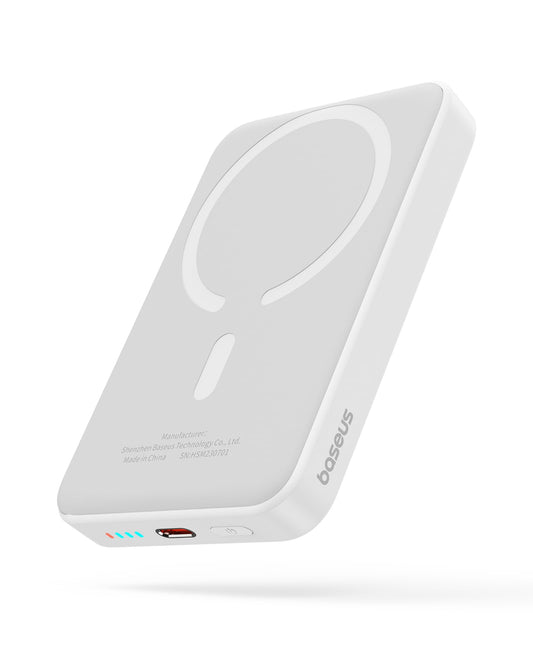 Baseus for MagSafe Portable Charger10000mAh Wireless Magnetic Power Bank with Type-C Cable 20W PD Charging Slim Phone Battery Pack for iPhone 16/16 Pro/16 Pro Max iPhone 15/14/13/12 Series