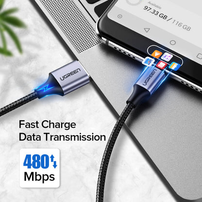 Ugreen Type C USB Cable for Fast Charging and Data