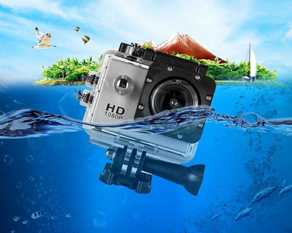 1080P Waterproof Action Camera with Mounting Accessories