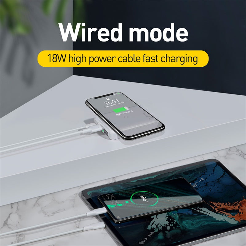 Baseus Wireless Fast Charging Power Bank with LED Display