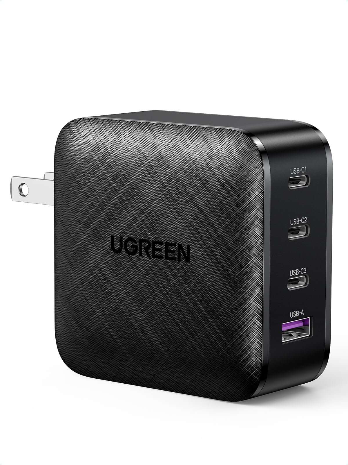 UGREEN 65W USB C Charger 4 Ports USB C Power Adapter GaN PD Fast Wall Charger Compatible with MacBook Pro/Air M2 Dell XPS iPad Pro/Air iPhone 16/15/14 Galaxy S24/S23 Steam Deck and More