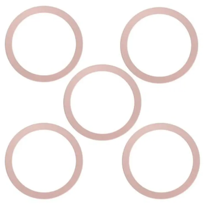 MagSafe-Compatible 5-Piece Magnetic Sticker Ring Set